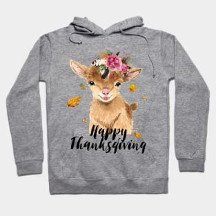 Happy Thanksgiving Goat Lovers Gifts Hoodie